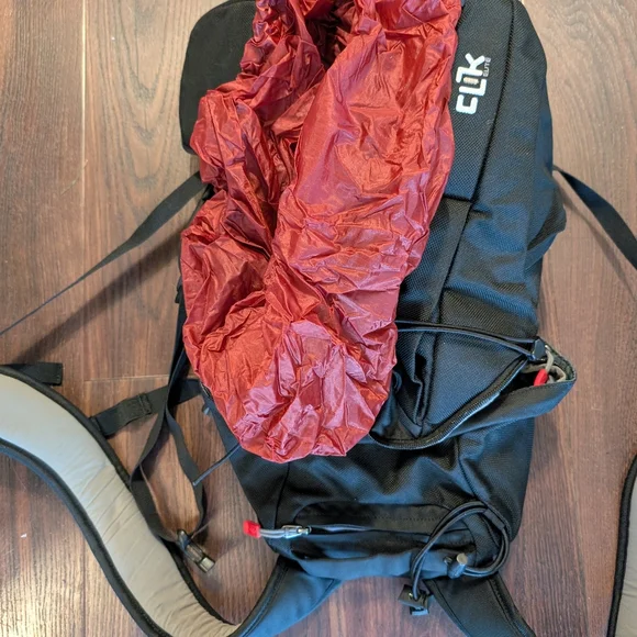 Black Backpack with Padded Straps and Durable Fabric
